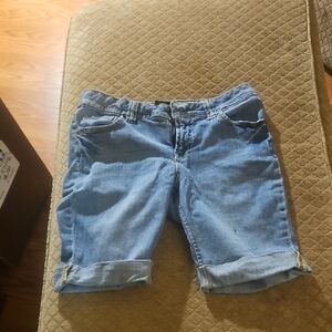 Faded Glory Light Blue Denim Shorts